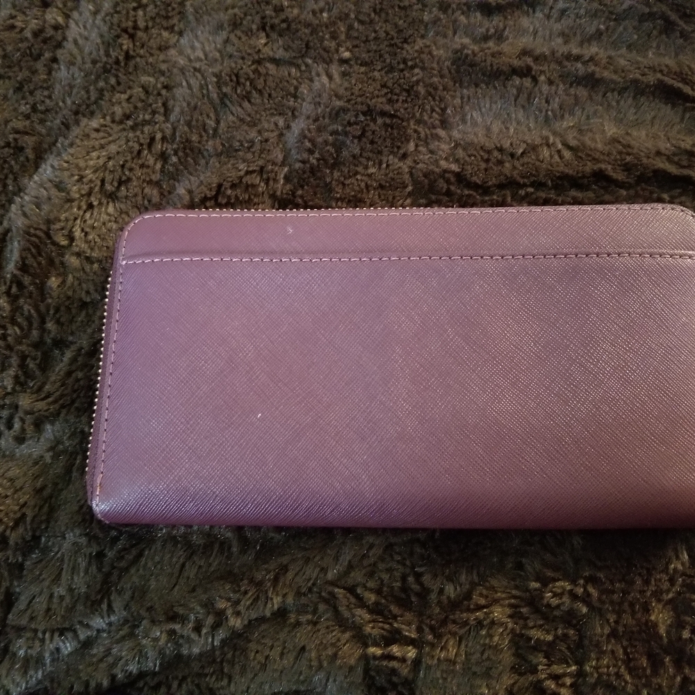 EUC Kate Spade Burgundy Leather Wallet - Picture 5 of 9